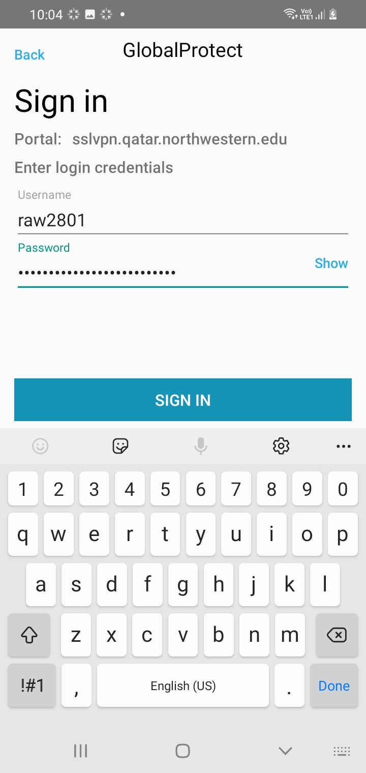Virtual Private Network (VPN): MyNUQ Student Web Northwestern Virtual Private Network (VPN): MyNUQ Student Web Northwestern